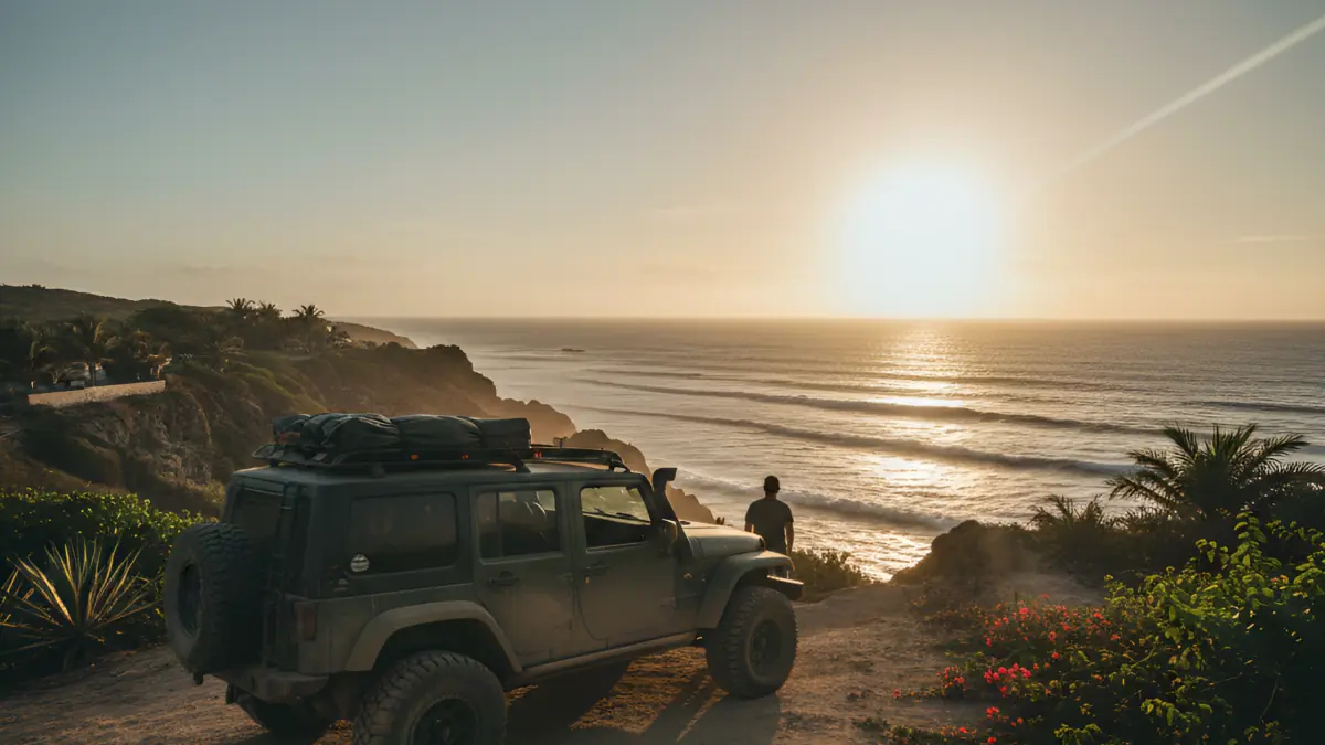 Overlanding ligero en Puerto Escondido: la nueva forma de explorar la costa en Jeep 4x4